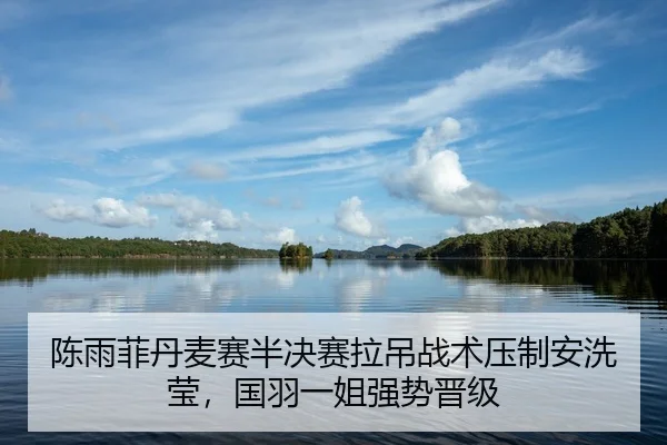 陈雨菲丹麦赛半决赛拉吊战术压制安洗莹，国羽一姐强势晋级